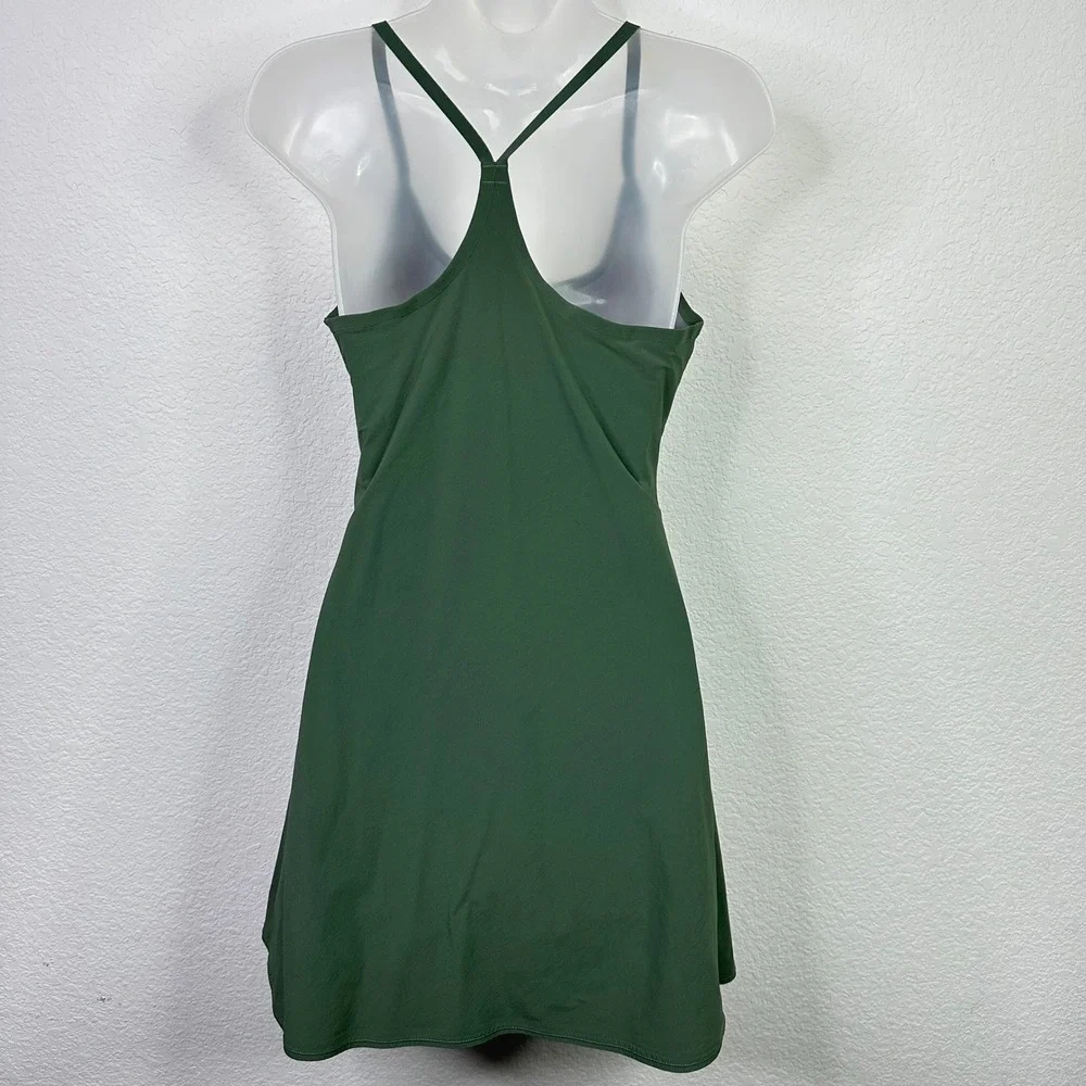 Outdoor Voices Romper Dress S Green Tennis Activewear Athleisure Minimalist Gym - Picture 2 of 8